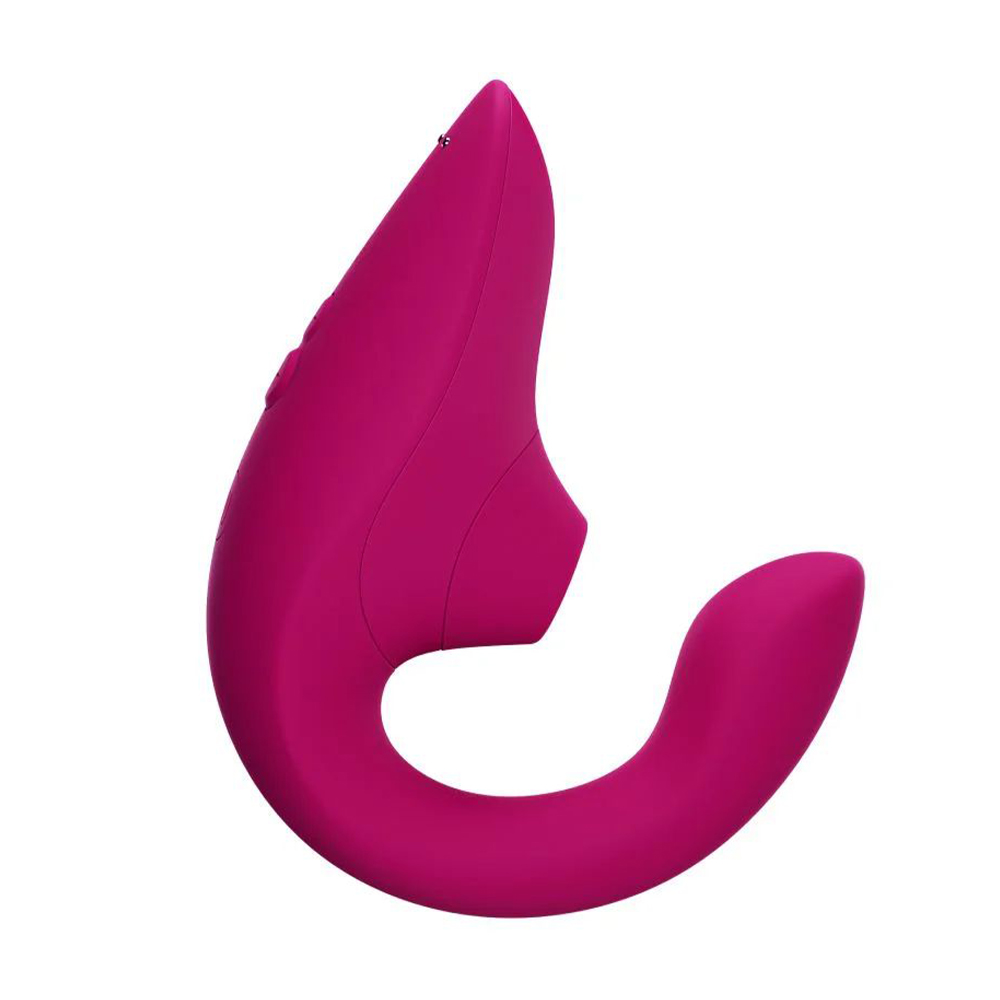 Вібратор-стимулятор для точки G та клітора Womanizer Blend яскраво-рожевий, 1 шт